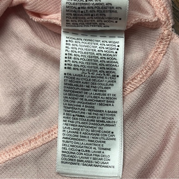 Athleta Pink Cropped Long Sleeve Sweatshirt - Picture 6 of 9